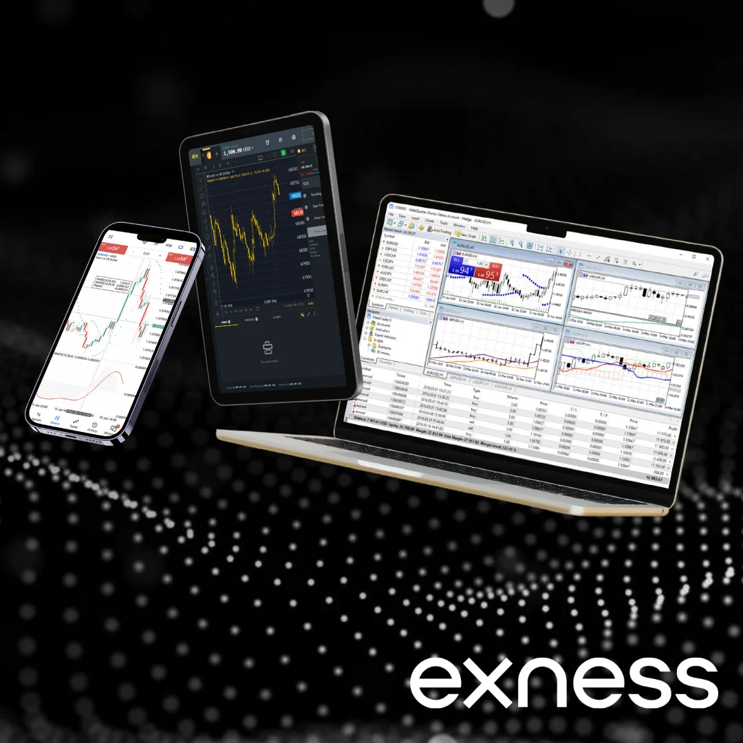 توفر Exness العديد من منصات التداول الموثوقةExness 提供多個可靠的交易平台。