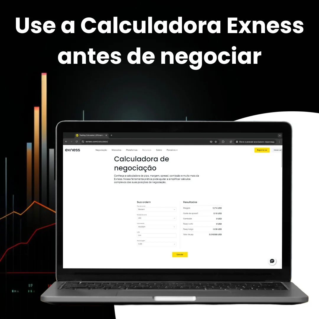 Características da Calculadora ExnessExness 計算機功能