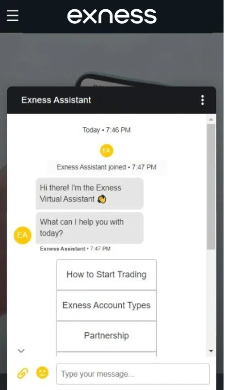 تسجيل دخول وسيط ExnessExness 經紀商登錄