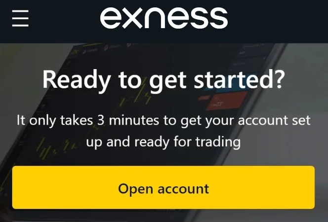 Exness Registration - Open Trading Account.Exness 註冊 - 開設交易帳戶。