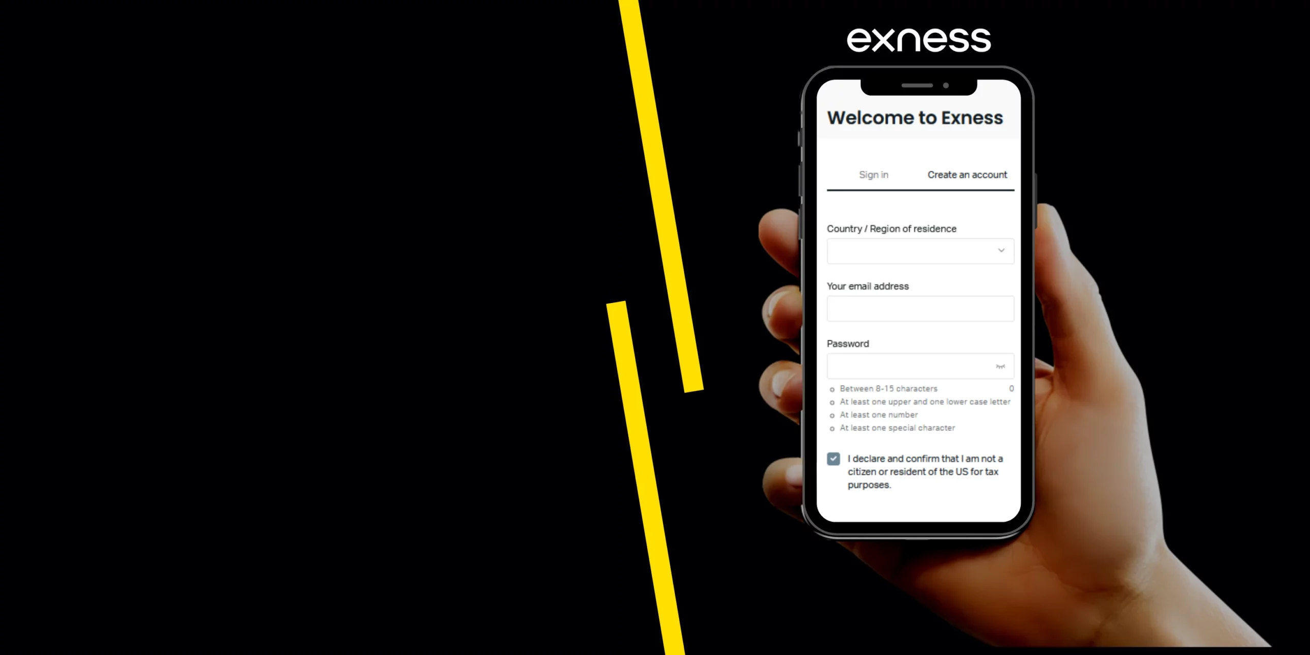 افتح حساب تداول ExnessExness