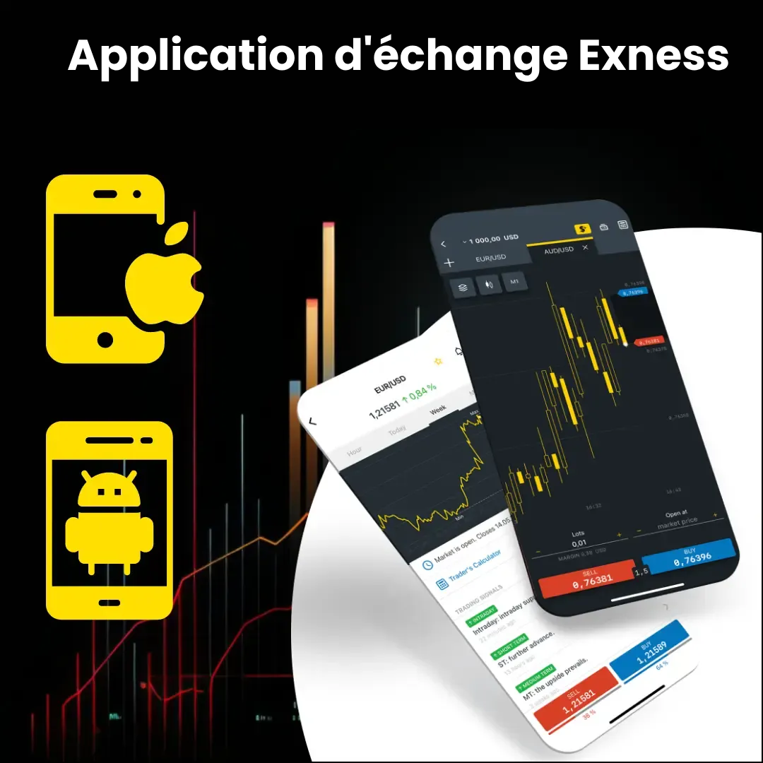 Explorer l'application Exness Trade探索 Exness Trade 應用程式