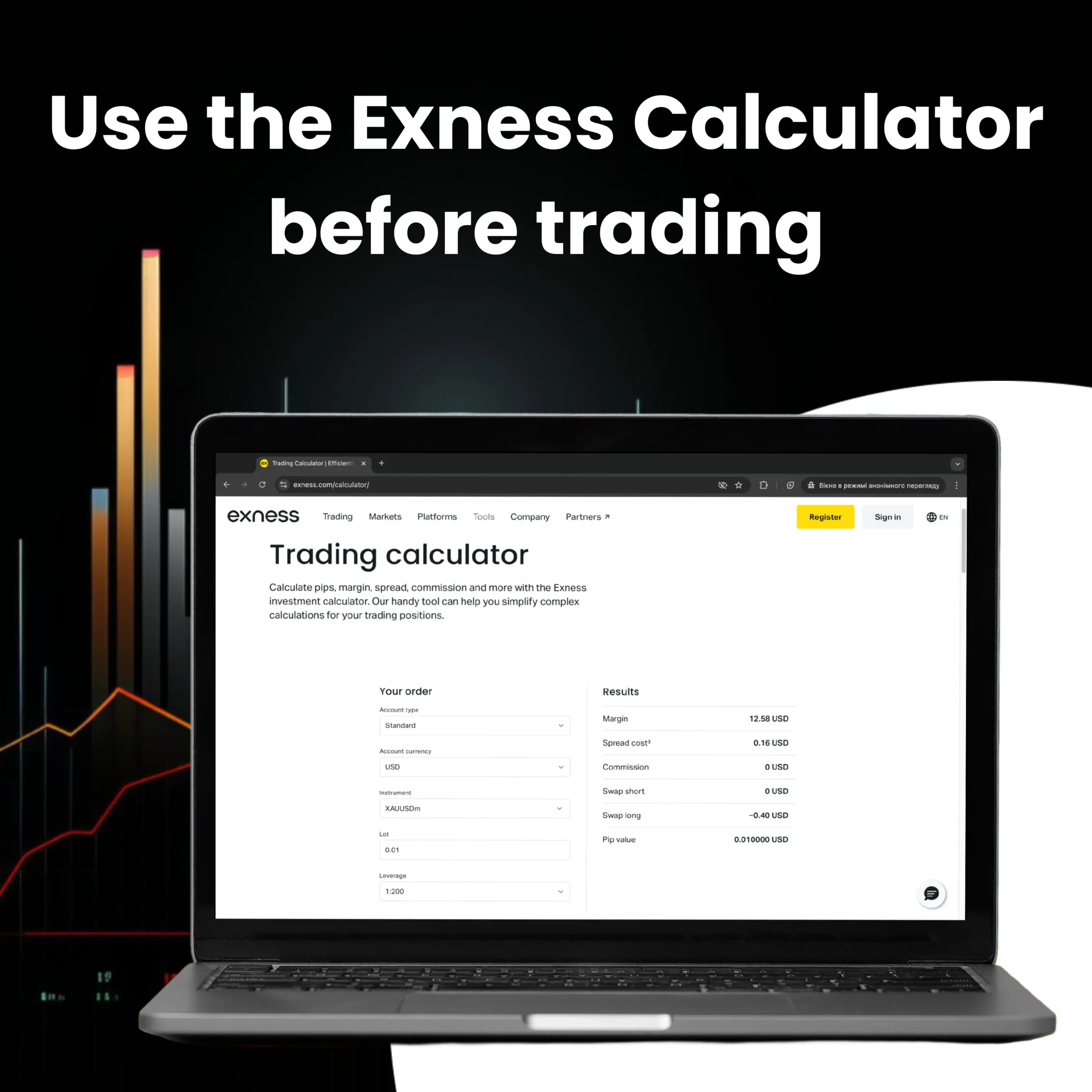 Features of Exness CalculatorExness 計算器的功能