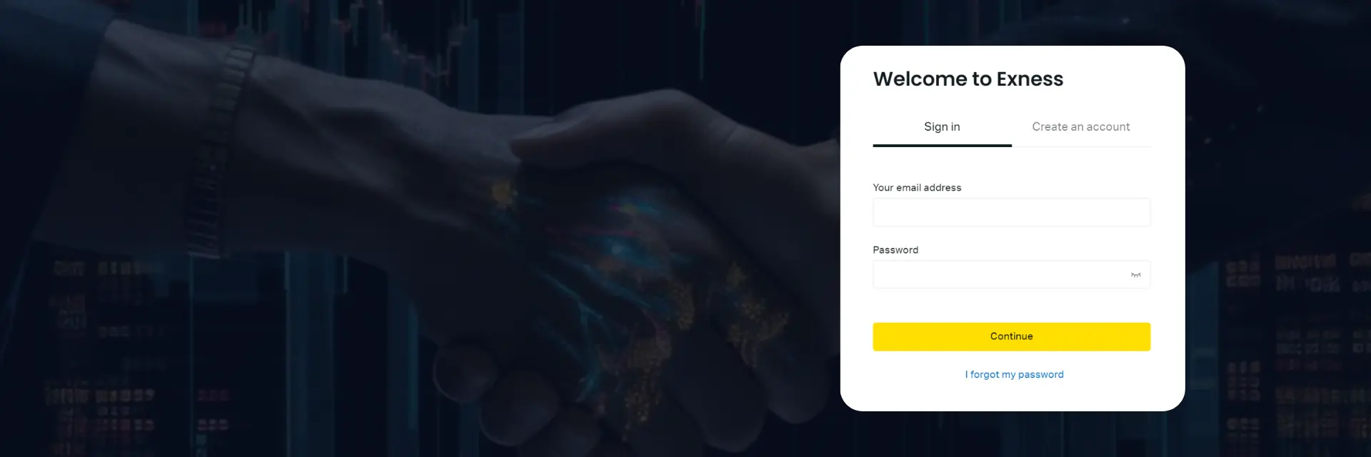 Exness Login: Access Your Account at Exness com.Exness 登入：在 Exness com 造訪您的帳戶。